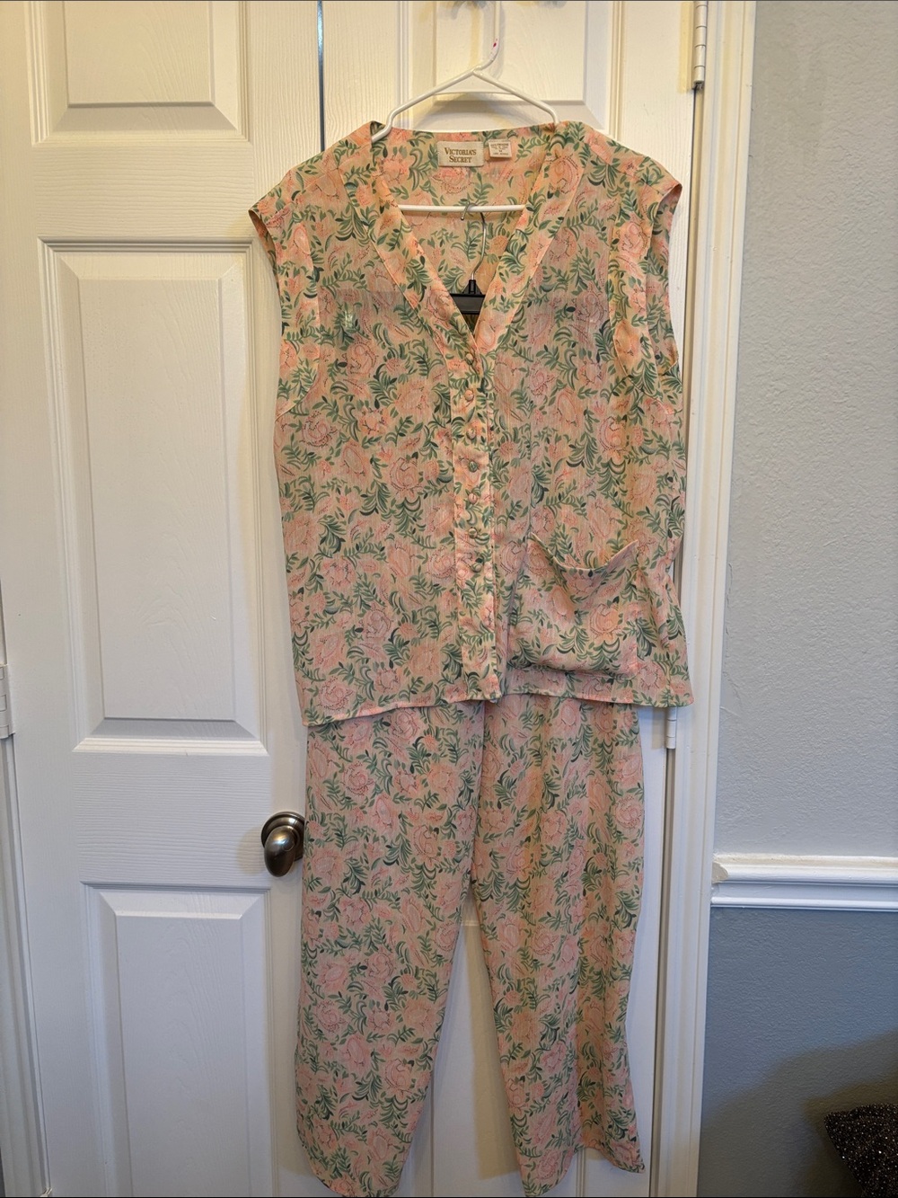 Victoria's Secret Pink Floral Button-Up Top
